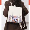 Rucksack Damen Vintage College-Stil Rucksack mit großem Fassungsvermögen