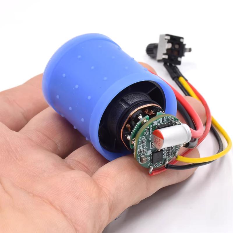 DC 9V 12V 24V 100000RPM Ultra-high Speed Motor Micro Brushless Ducted Fan Aluminum Impeller Hair Dryer Ultra-high Speed  Motor