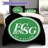 FC St.Gallen Pattern Bedding Home Decoration Birthday Gift (1 * Duvet Cover + 2 * Pillowcase, Without Core)