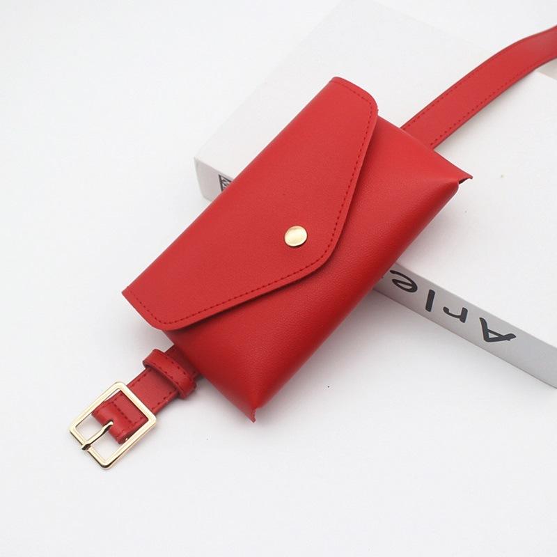 22 Women'S Belt Women'S Decorative Bag Belt Thin Mini Mobile Phone Key Small Waist Bag