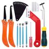 A74E-23-Piece Saw Blade Grouting Hand Saw Tile Joint Grouting Removal Tool Cleaning Brush Caulking Edge Sewing Tool