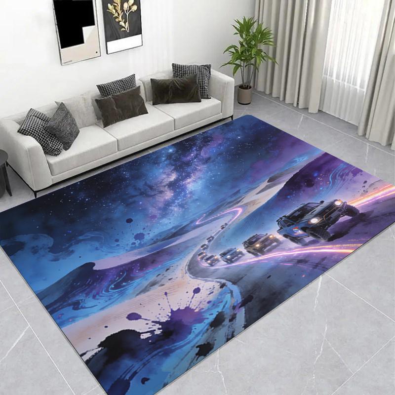 Farm Tractor Animal Printed Area Rug, Non-Slip Living Room Floor Mat Home Decor 40x60cm( 15x23in )