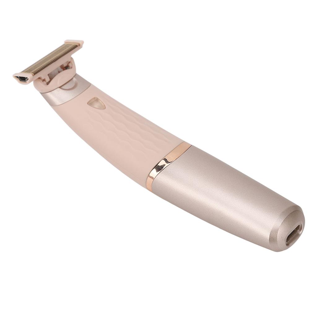 Electric Lady Clipper High Hardness Safety Portable Electronic Female Trimmer with Guide Comb