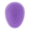 3Pcs Massage Detangling Comb Gradient Purple Wet and Dry Use Portable Egg Shaped Hair Brush for Hair Salons Beauty Salons Home