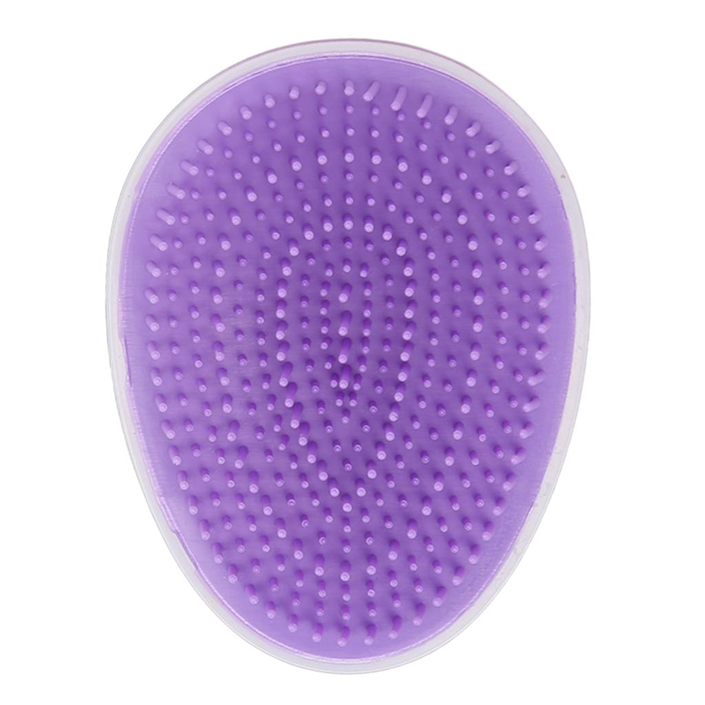 3Pcs Massage Detangling Comb Gradient Purple Wet and Dry Use Portable Egg Shaped Hair Brush for Hair Salons Beauty Salons Home