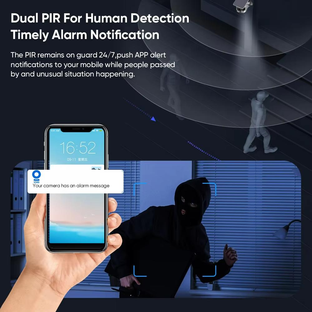 LS VISION 4G SIM Card Solar Camera WiFi Outdoor HD Night Vision IP CCTV Surveillance IP66 Waterproof 2 Way Audio PIR Humanoid Detection