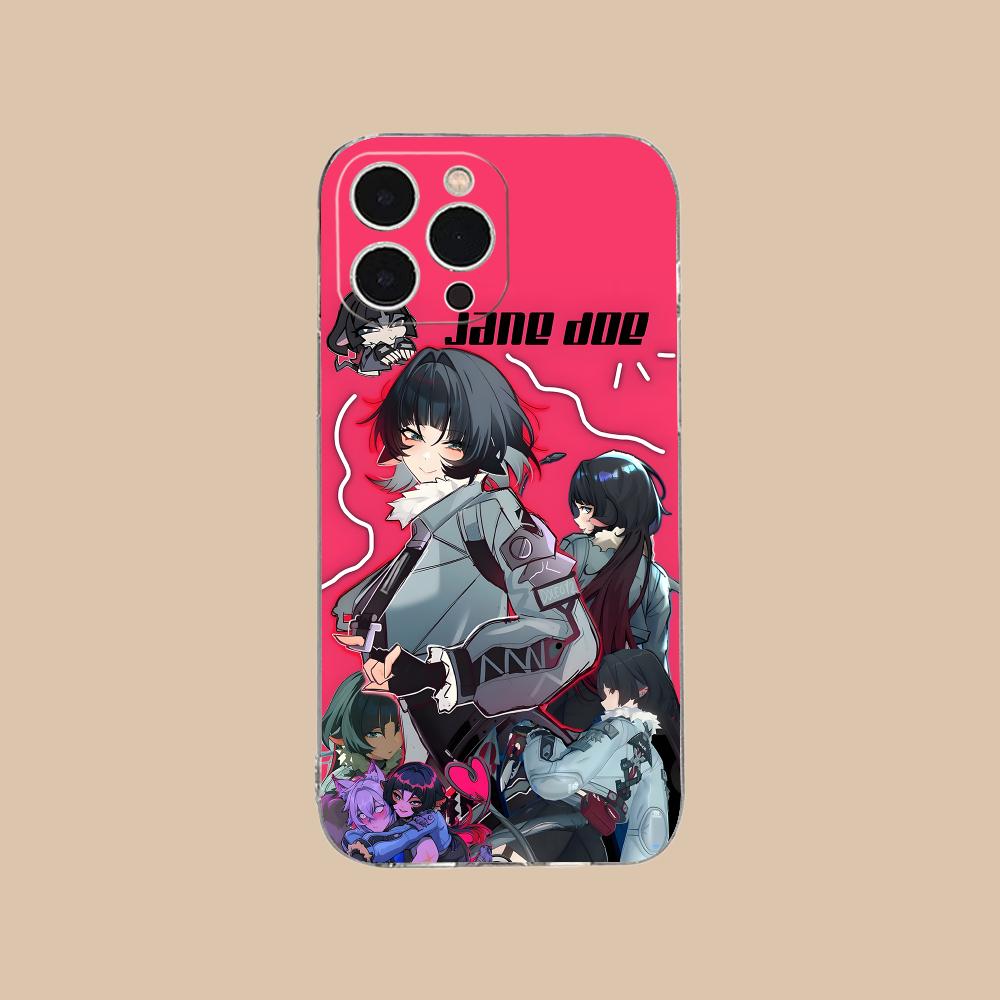 ZZZ Jane Doe Phone Case for iPhone 17 16 15 14 13 12 11 X XR XS Air Pro Max Plus Mini Soft TPU Clear Cover