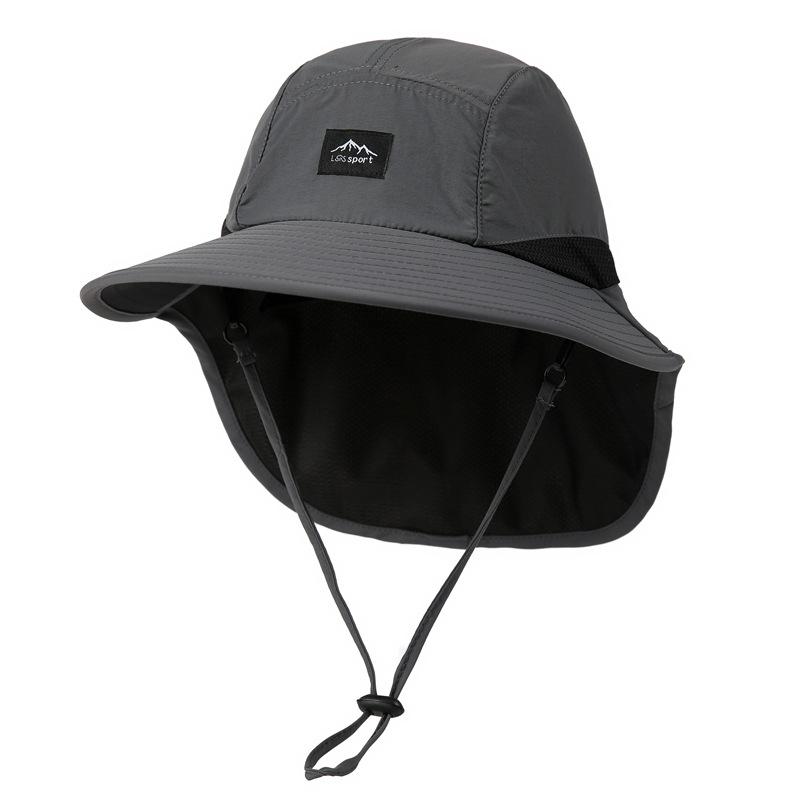Sunscreen Bucket Hat Men'S Summer Uv Protection Outdoor Hiking Hat Women'S Big Brim Neck Shade Fishing Hat