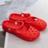 Summer New Baotou Ballet Hole Shoes Student Casual Versatile Beach Shoes Flat Non-slip Cool Slippers Women