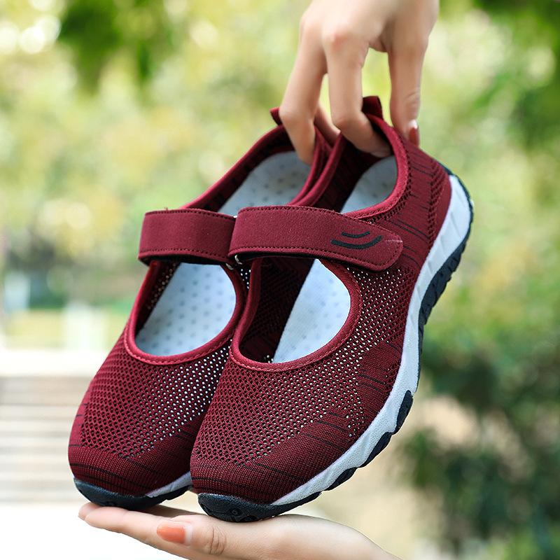 Large size outdoor travel summer leisure shoes mesh shoes