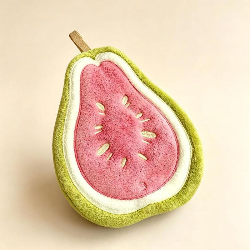 Absorbent Hand Towels for Kitchen Hanging Design Soft Lint Free Hand Towels for Bathroom Sink Kitchen Decor Accessories