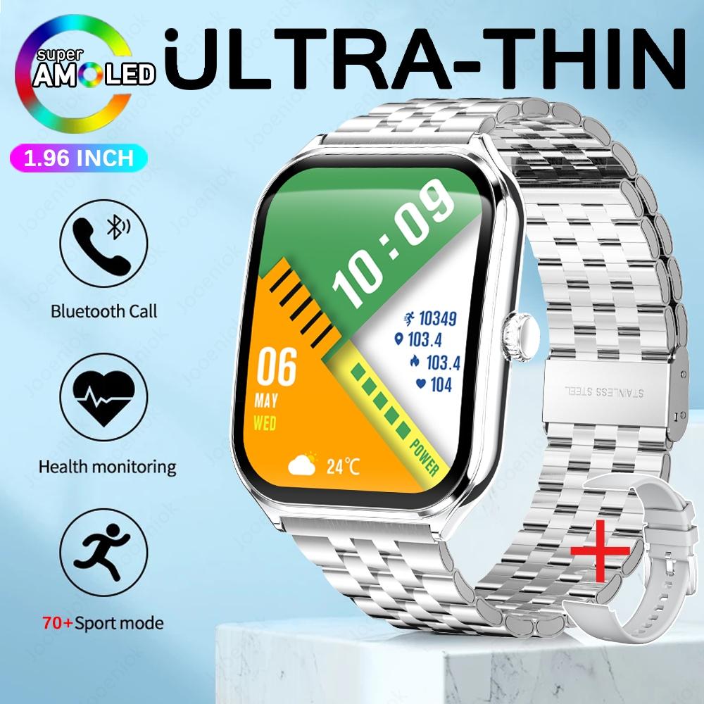 New Sleep Monitoring SmartWatch Men Heart Rate Blood Oxygen Blood Pressure Voice Assistant Bluetooth Call Smart Watch Men