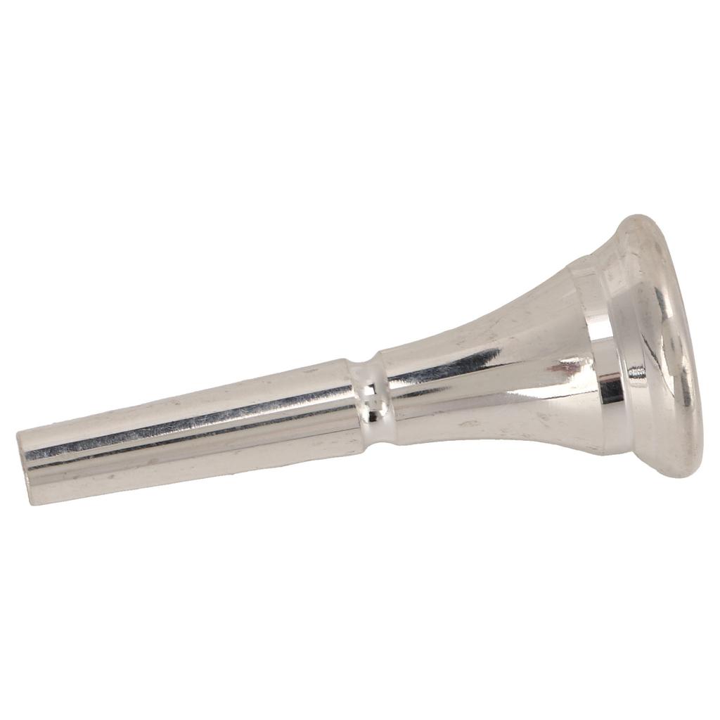 Horn Mouthpiece Replacement Brass French Horn Mouth Wind Instrument Accessories Silver Color