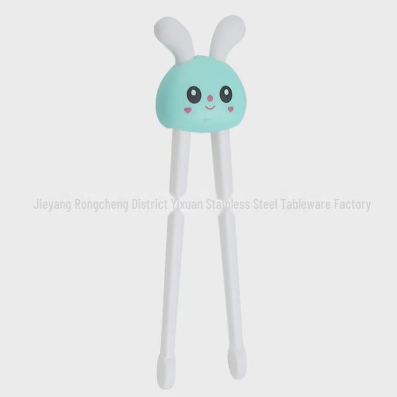 Kids' Tiger Mouth Training Chopsticks & Spoon Set for Ages 2-6 - Creative Tableware for Learning To Eat