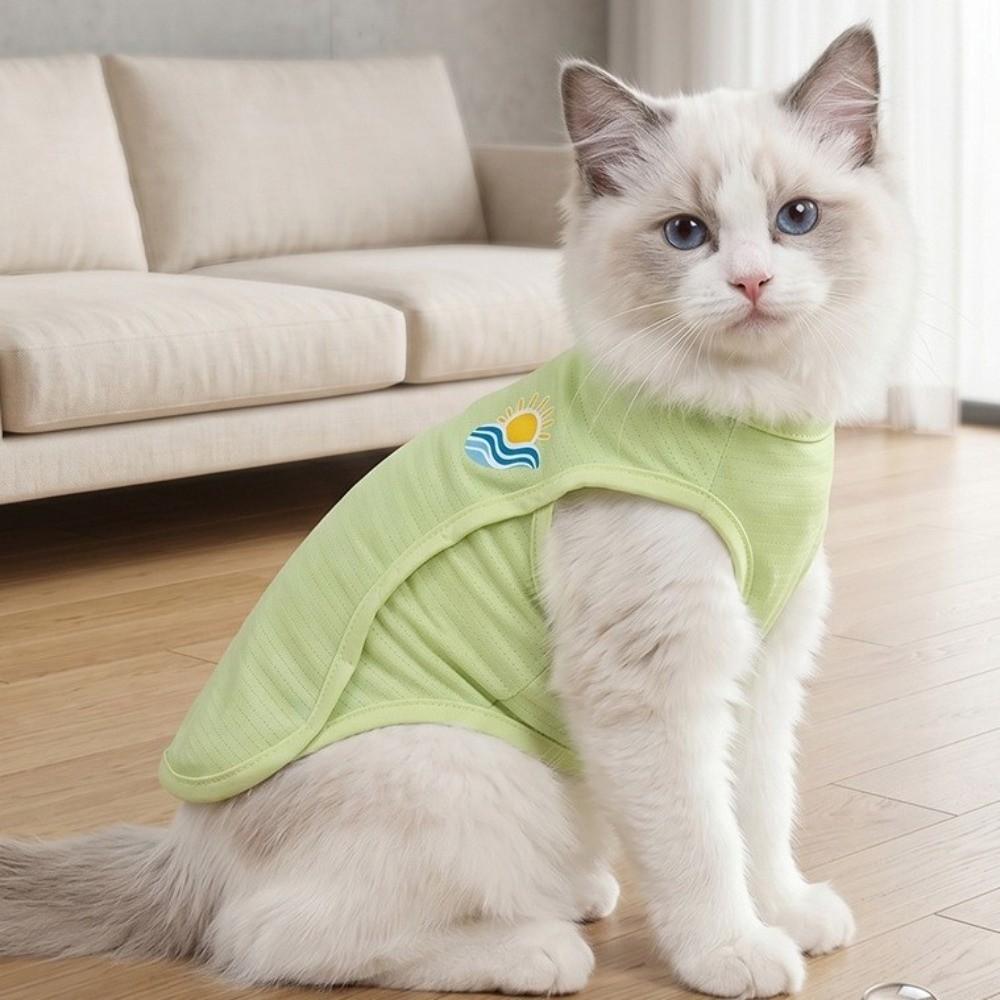 Breathable Dog Tank Top Sleeveless Pet Summer Clothes Pet Cool Clothes Dog Cooling Vest Beach