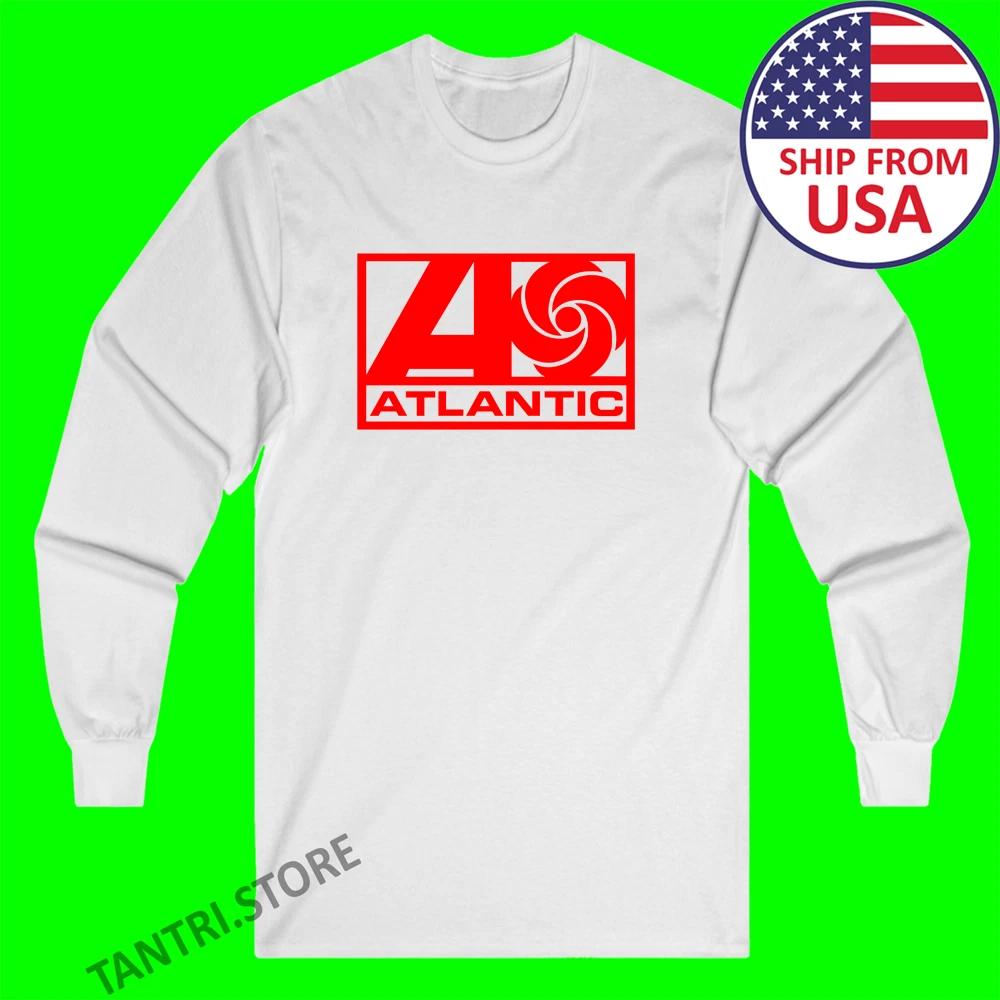 Atlantic Records Men s White Size S to 2XL 3XL