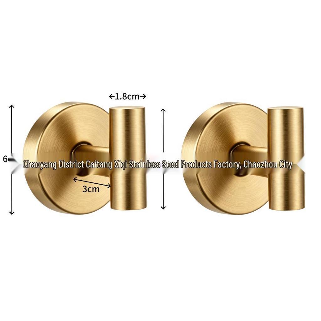 Traceless Stainless Steel Suction Cup Hook - Strong, No-Drill Wall Storage for Bathroom & Kitchen