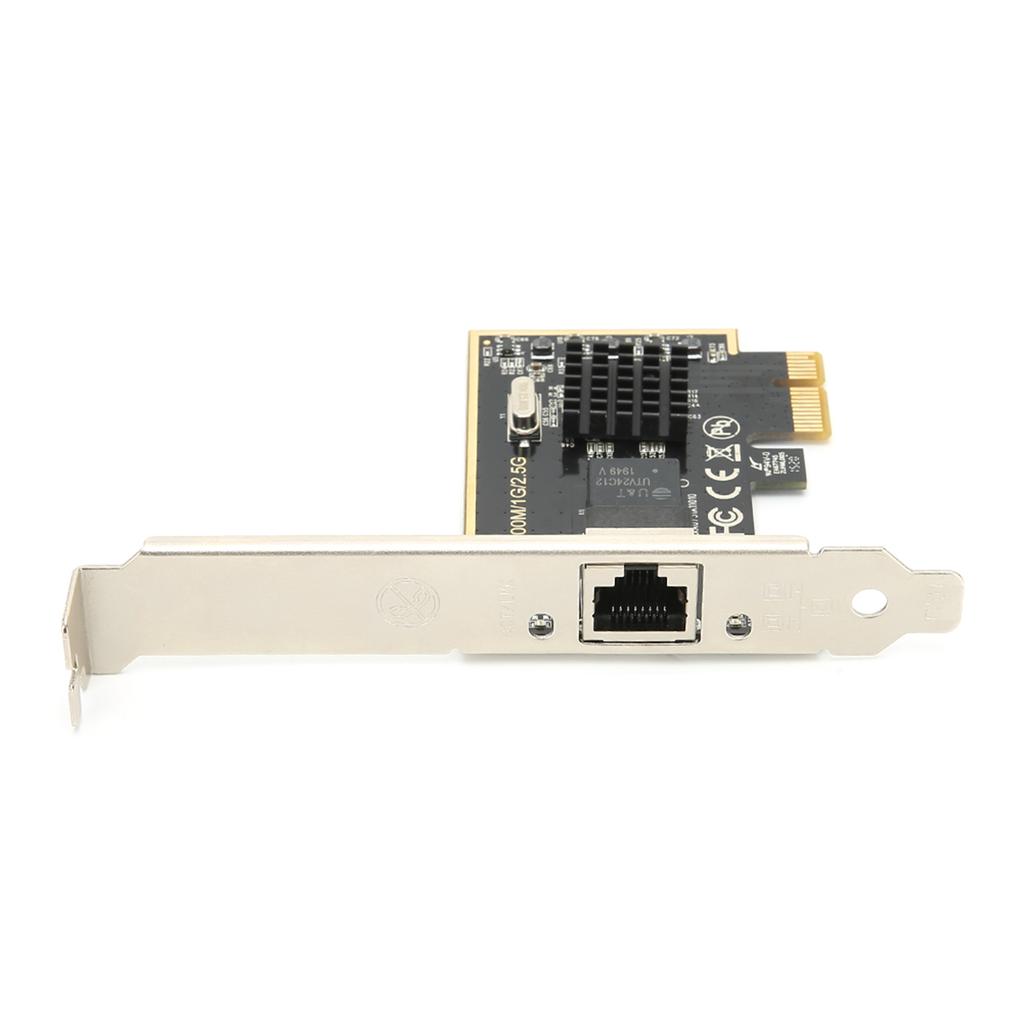 Netzwerkkarte Desktop-Computerzubehör Kabelgebundener Port PCIE auf Gigabit 2,5G 2500M für Halbduplex