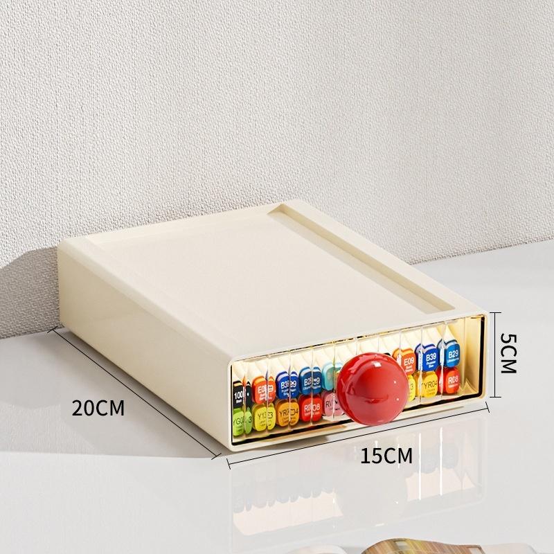 

Drawer Desktop Organizer, Office Storage Box, Multi-Tier Desk Organizer For Stationery, Dust-Proof File Holder For Students A1