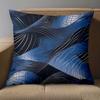 1 pieces -2D flat printing Blue Wave Pattern Decorative Throw Pillow Cushions Polyester pillowcase, sofa decorative cushion cov