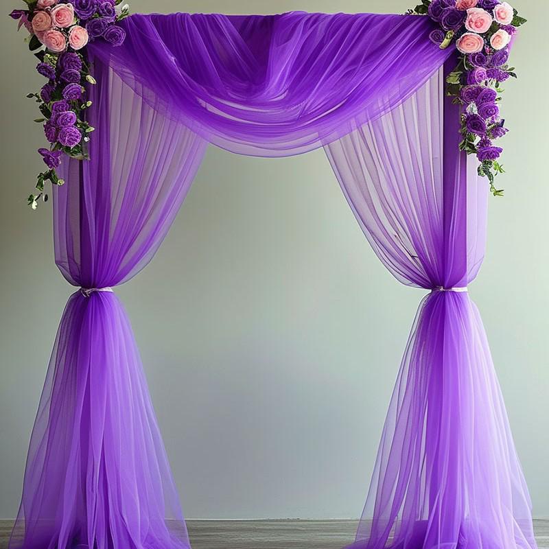 Tenda Esterna per Celebrazione Matrimonio - Garza a Rete per Decorazioni Festa