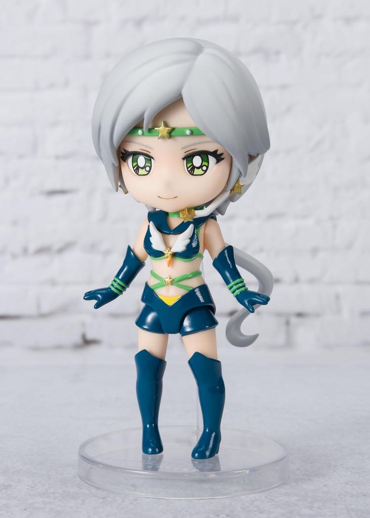 TAMASHII NATIONS Figuarts mini Film versiyonu Sailor Moon Cosmos Sailor Star Healer Yaklaşık 90mm boyalı hareketli figür -Cosmos edisyonu- PVC ve ABS