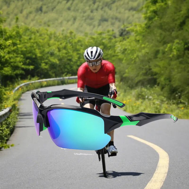 Balıkçı Güneş Gözlüğü Outdoor Spor Gözlüğü Hafif Bisiklet Tek Parça Güneş Gözlüğü Yüksek Çözünürlüklü Gözlük
