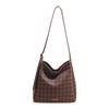 Plaid Armpit Bag Trendy Women's New Fashion Tote Bag Casual Messenger Bag Commuter Shoulder Bag