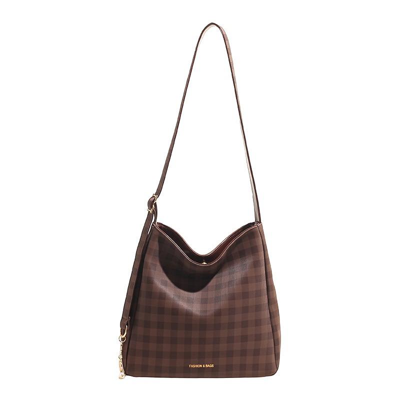 Plaid Armpit Bag Trendy Women's New Fashion Tote Bag Casual Messenger Bag Commuter Shoulder Bag