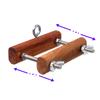 Men's Scrotum Weight Ring Testicle Pendant Wooden Scrotum Clip Penis Sleeve Lock Ring Cock Cage Urethral Chastity Gay