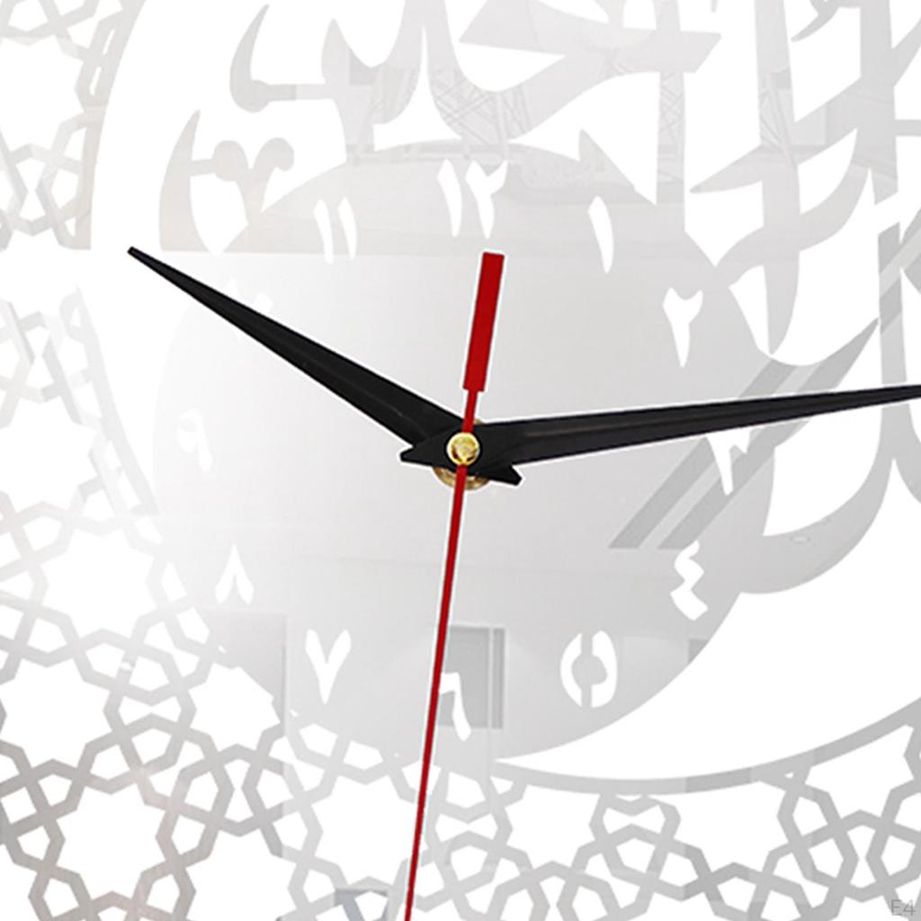 Eid Ramadan Decoration Islamic Hanging Clock for Bedroom Decor , Silent Pointers Precisely Sweep Low