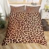 Bamboo Fiber Luxury Comforter Cover Gold Leopard Print Bedding Set Duvet Cover + Pillowcases 15 Colors Bed Spread Set Complete