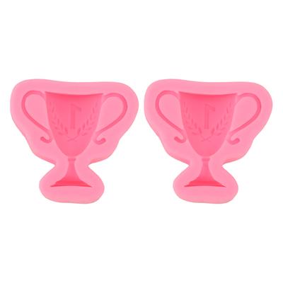 2PCS Fondant Silicone Mold Food Grade Safe Odorless Soft DIY Cake Decorating Mold for Crafting Projects