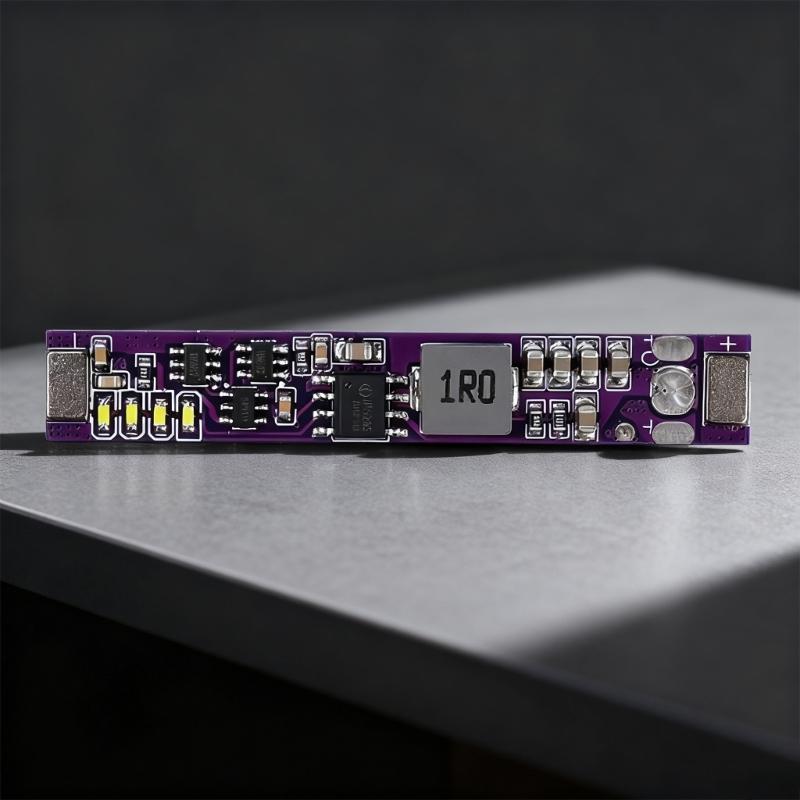 High Efficiency 92.5% 18650 Battery Steps Up Converters 5V 2A Output Integrated Charge Discharge Circuit Protections