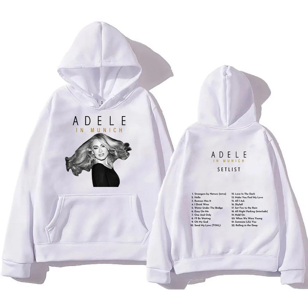 Adele in München Tour Mode Herren/Damen Hoodies Harajuku