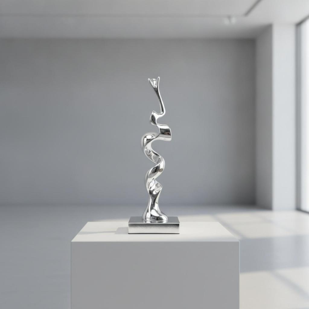 Abstract Sculpture Artistic Tabletop Ornament Elegant for Living Room, Bookshelf
