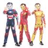 Tony Avengers Stark Adult Boy Superhero Costume Cosplay Outfit Jumpsuit