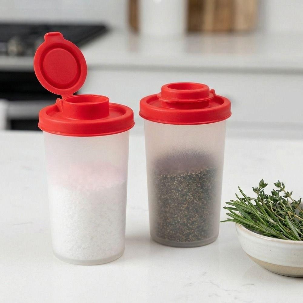 Transparent Seasoning Dispenser Moisture Proof Condiment Container Portable Seasoning Jar  Kitchen