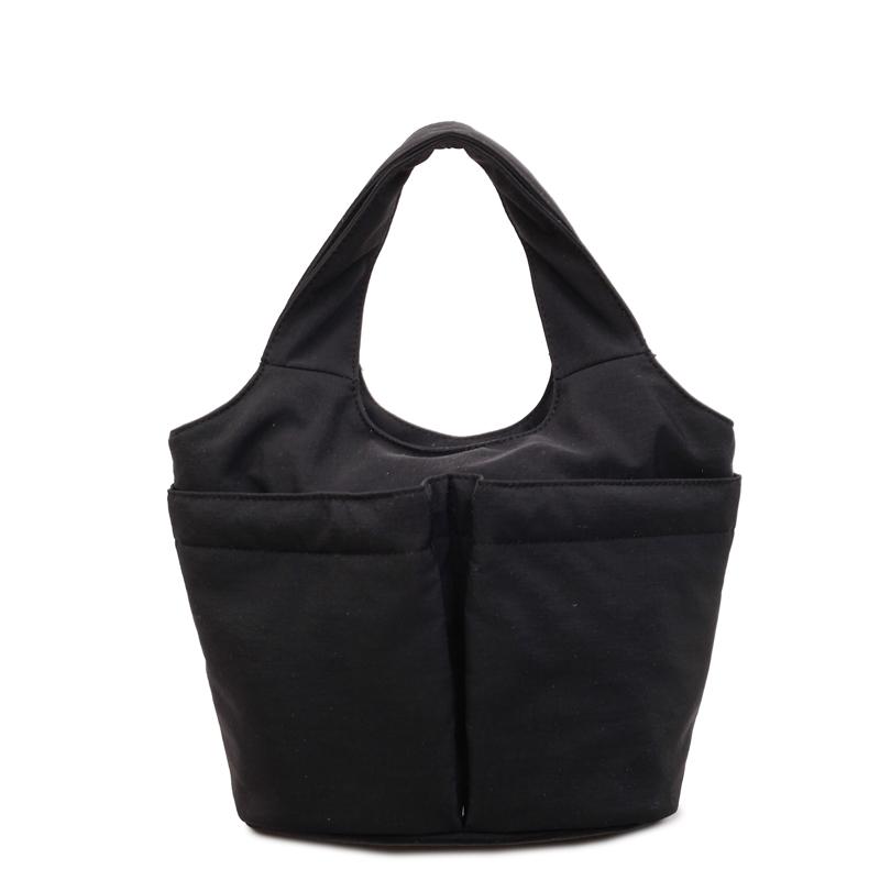 Multi-Color Fabric Handheld Tote Bag Lightweight Spacious Casual Daily Use Bag