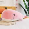 60CM Long Whale Plush Toy Cute Sleeping Throw Pillow Large Size Animal Bed Doll Send Children's Birthday Christmas Gift
