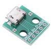 10 Stücke Micro USB Buchse zum DIP Adapter Board 5 Pin 2,54mm Pitch