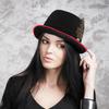 Fashionable Versatile Spring And  Felts Top Hat, British  Street Dance Jazz Hat