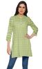 Moomaya Printed Side Slit Short Kurta Tunic For Women Summer Wear Ladies