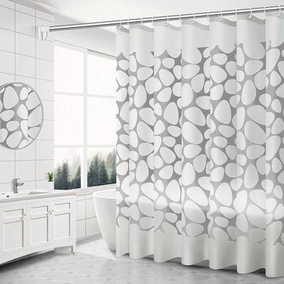 Flacher Jade Wasserdichter Schimmelresistenter Duschvorhang