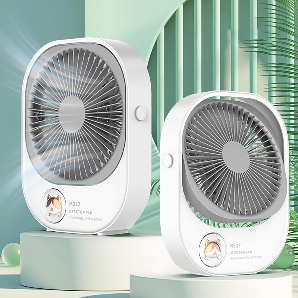 Creative Mini Fan Home Silent Portable Desktop Fan 6 Inch USB Mini Fan