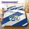 Set Biancheria da Letto con Fantasia FC Luzern Copripiumino Federa Decorazione per la Casa Regalo (1 * copripiumino + 2 * federa, senza nucleo)