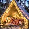 LED String Lights Clear Wire Warm White Christmas Lights Twinkle Fairy Light for Bedroom Classroom Wedding Tree Patio Decor