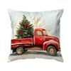 1Pcs Vintage Christmas Pillowcase Square Bedroom Cushion Covers Zipper Chair Covers Living Room Comfortable Soft Decor 45X45Cm