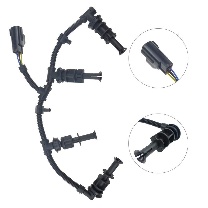 Preheat Wiring Harness Replacement Set for F250 F350 F450 F550 2008-2010, 2 Piece Branch Harness, Part Number 8C3Z12A690AA