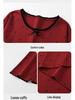 Tencel Lyocell Red Zodiac Couple Pajamas Set - Long Sleeve and Pants for Spring & Autumn